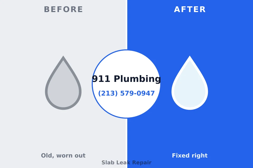 Before and after: plumbing company Westlake, OH